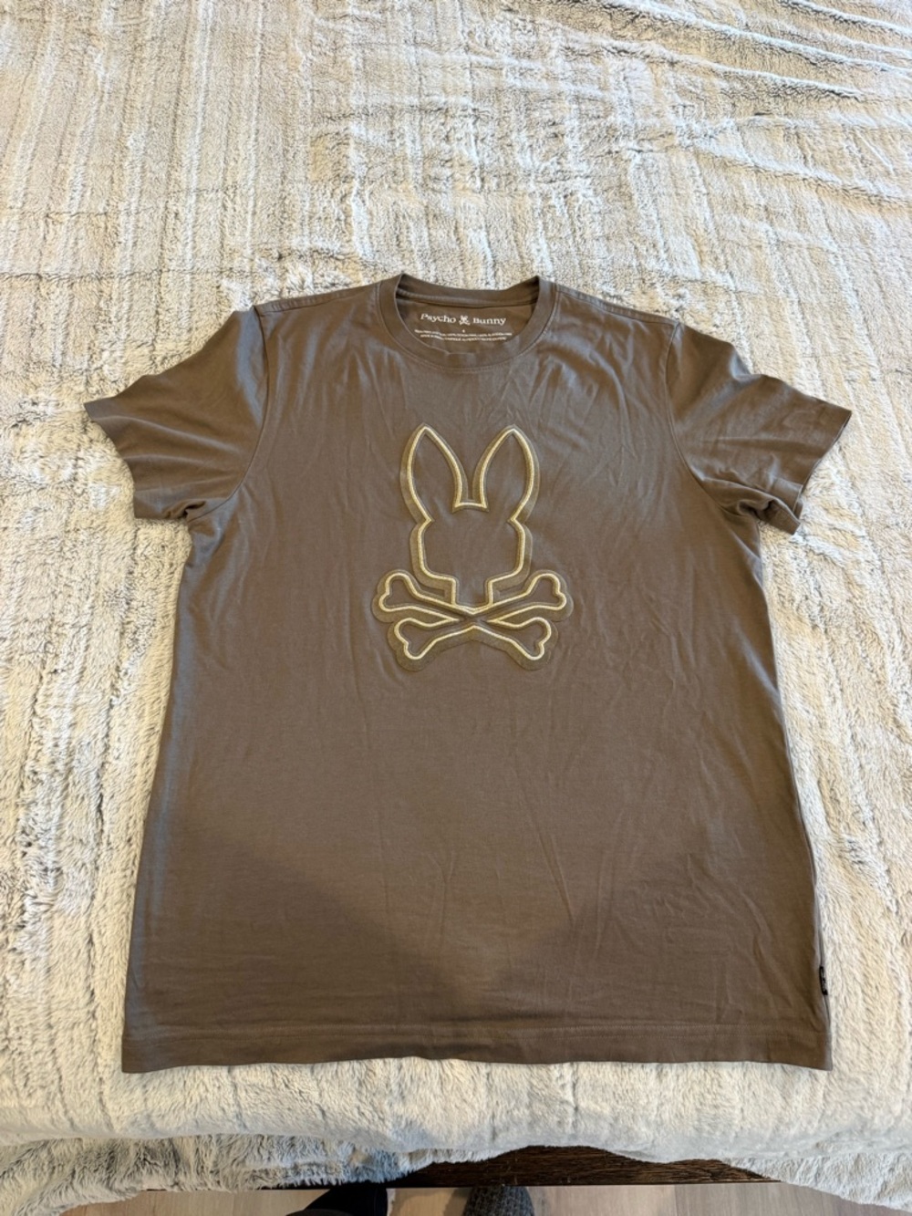 Psycho Bunny Crewneck T-Shirt in Olive